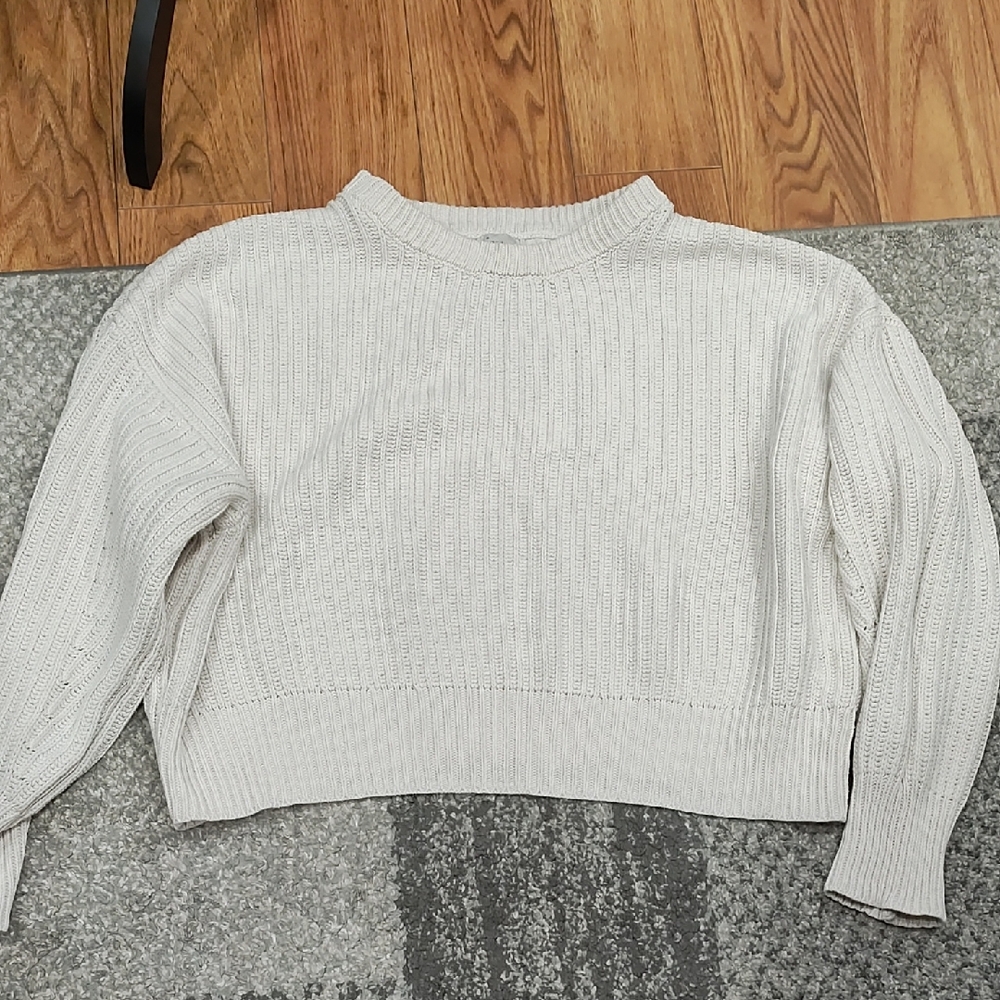 a new day Women's Light Gray Sweater